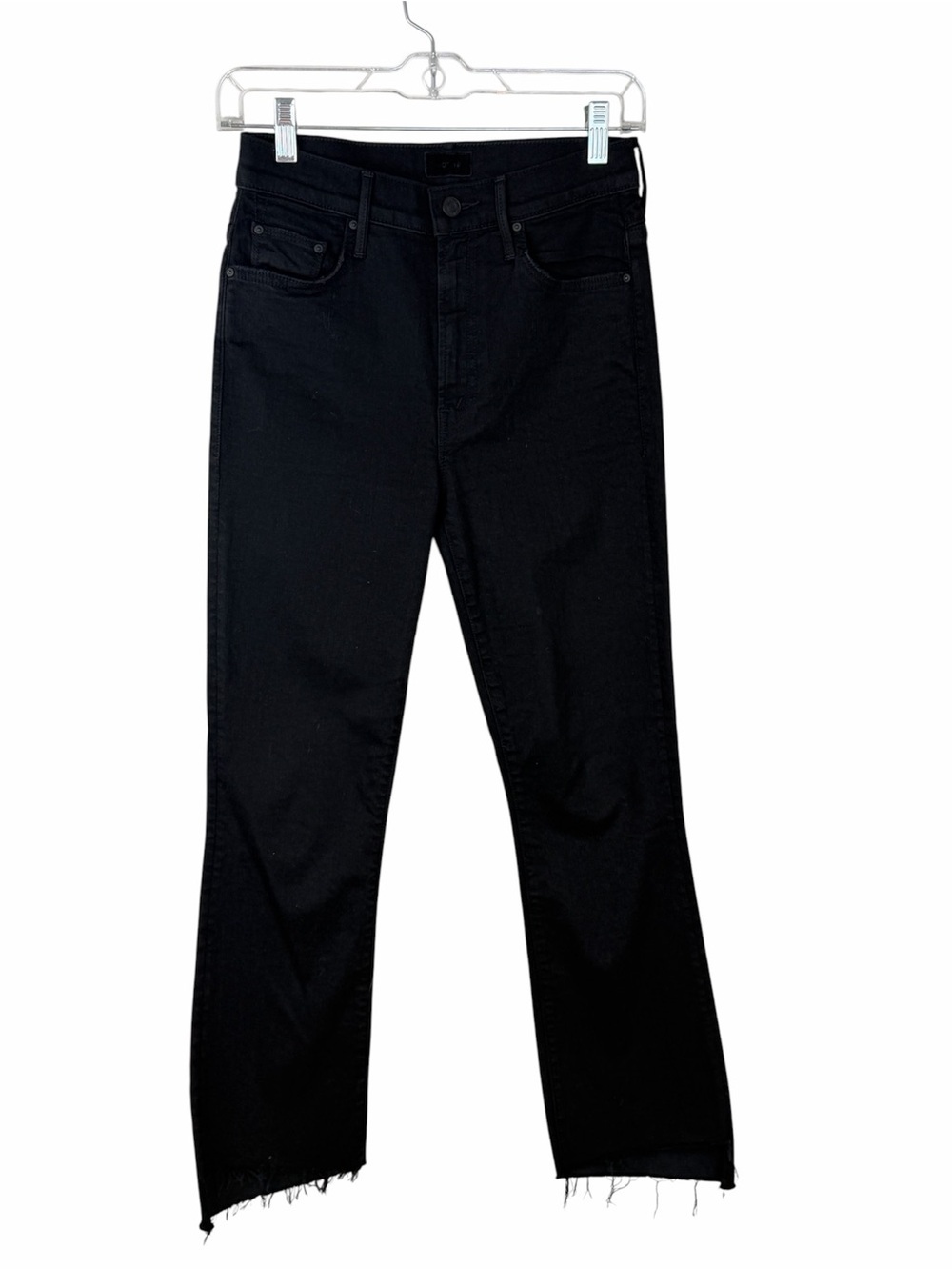 MOTHER Insider Crop Step Fray Jeans in Not Guilty